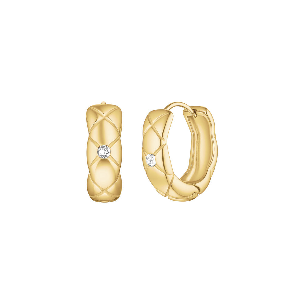 Rosefield Crystal Star Ohrringe Gold