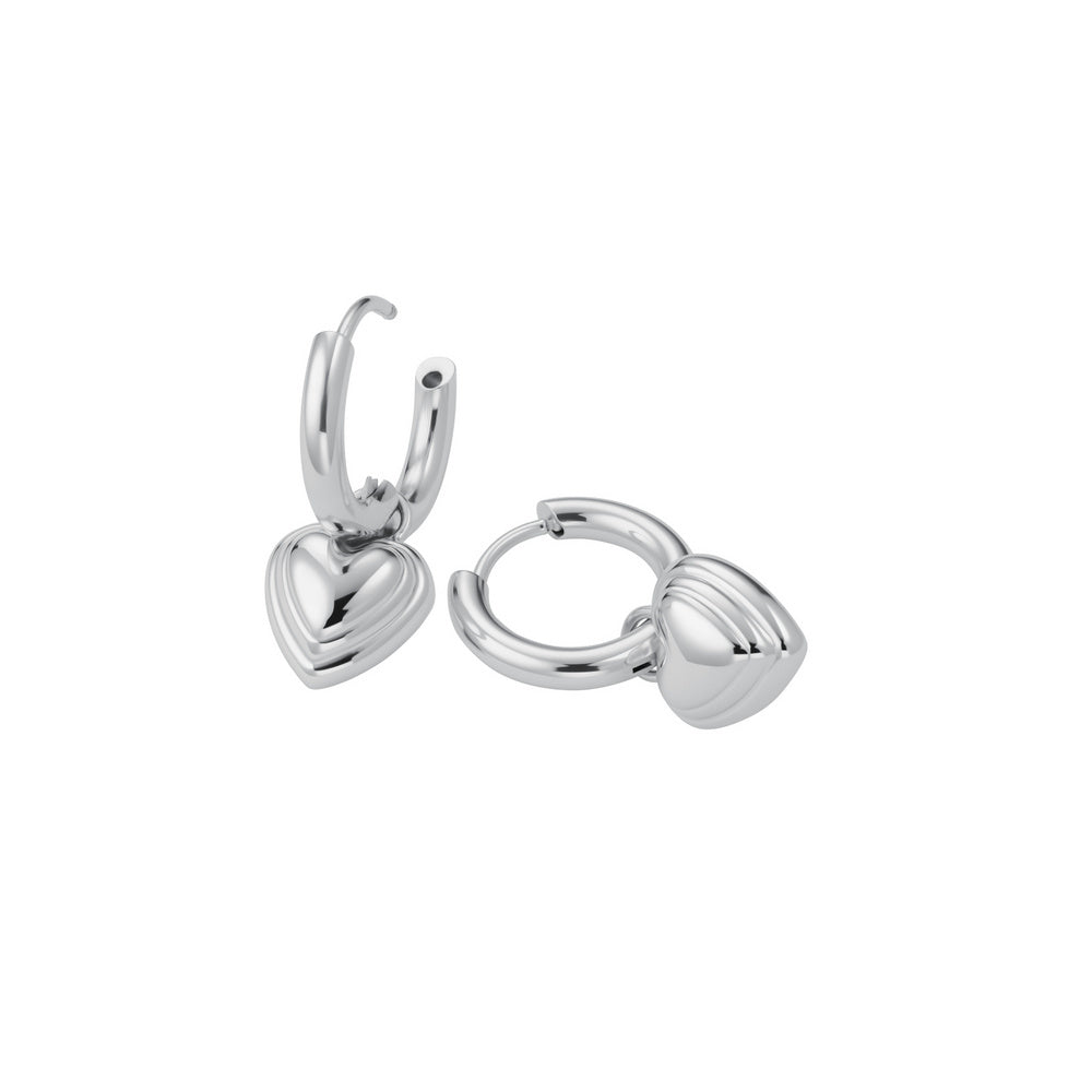 Rosefield Creolen Silber Edelstahl