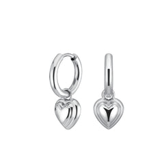 Rosefield Creolen Silber Edelstahl