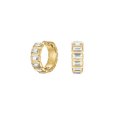 Rosefield Ohrringe Iconic Octagon Gold