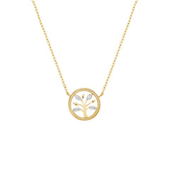 Rosefield Halskette Tree of Life Gold