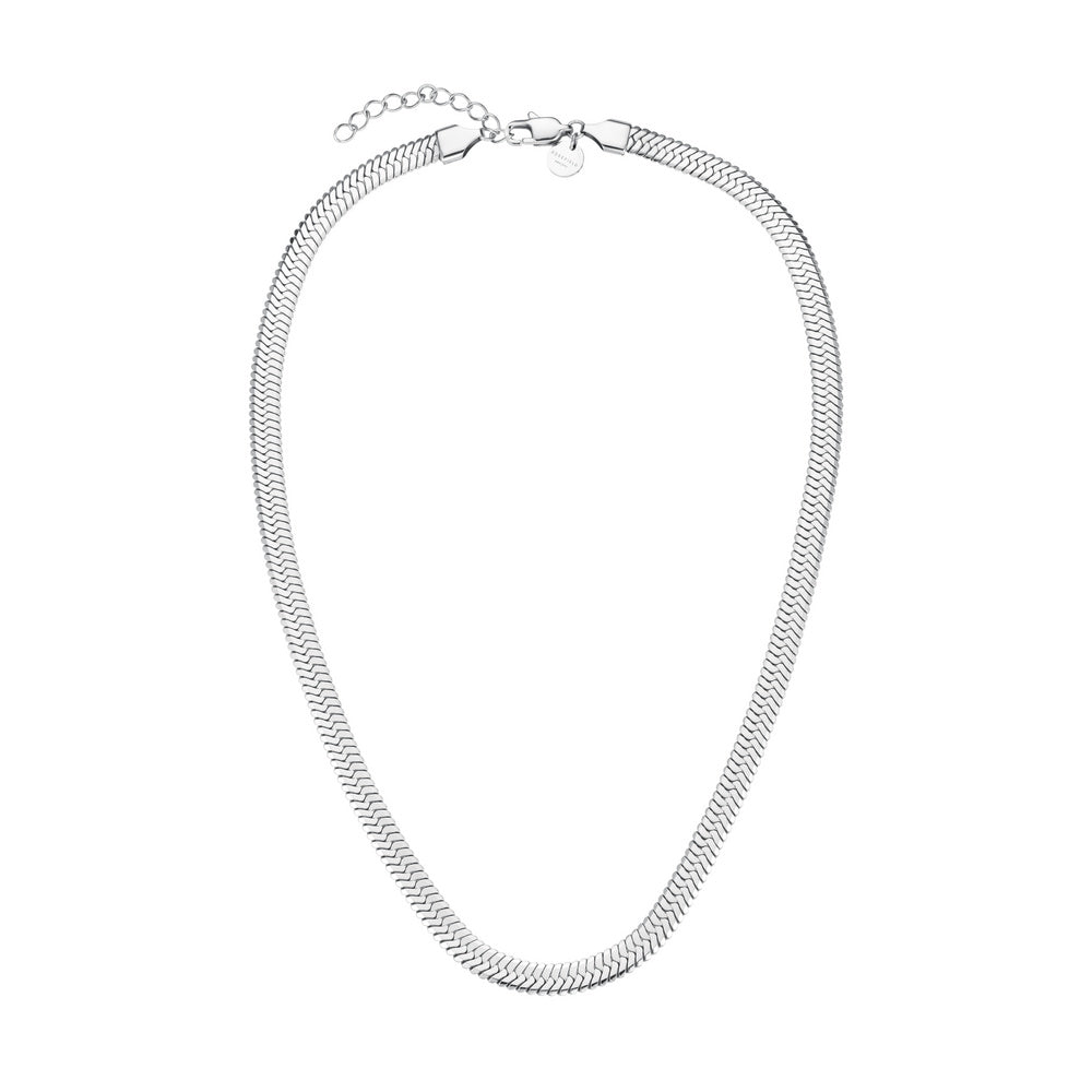 Rosefield Halskette Schlange Gross Silber