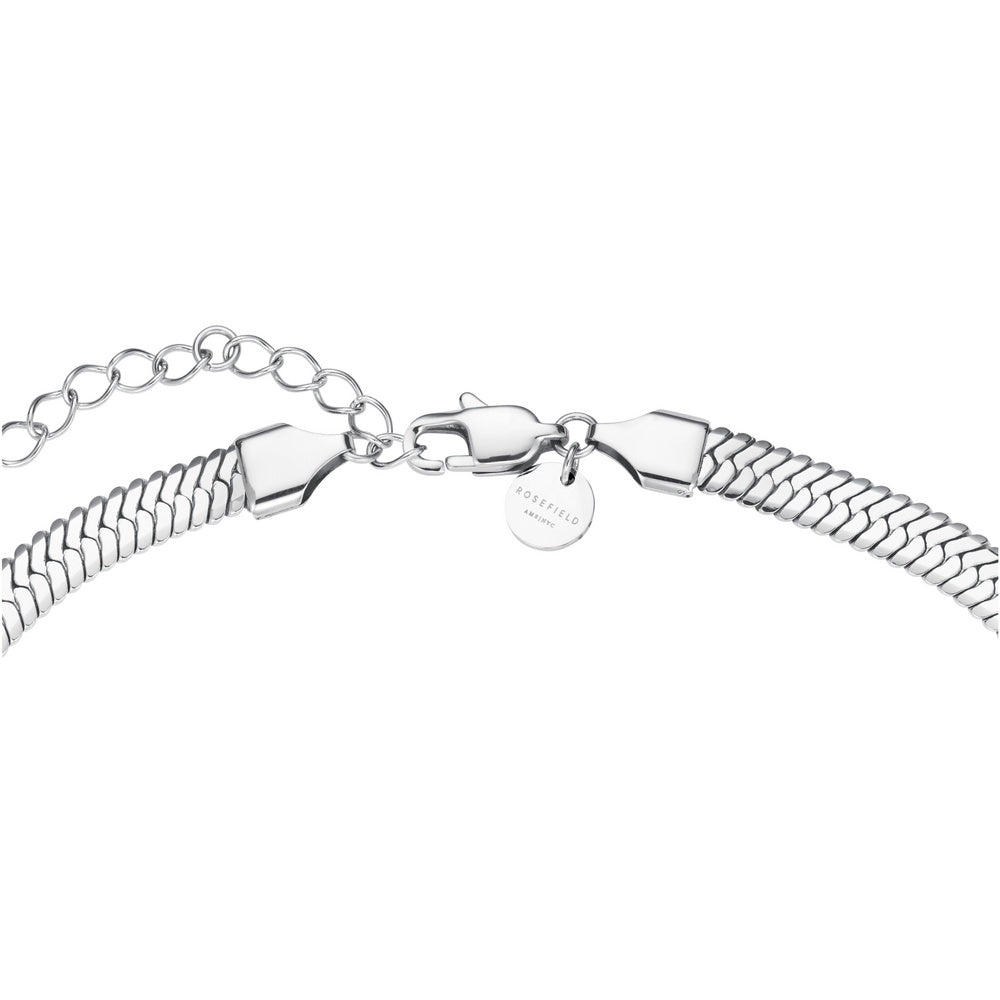 Rosefield Halskette Schlange Gross Silber