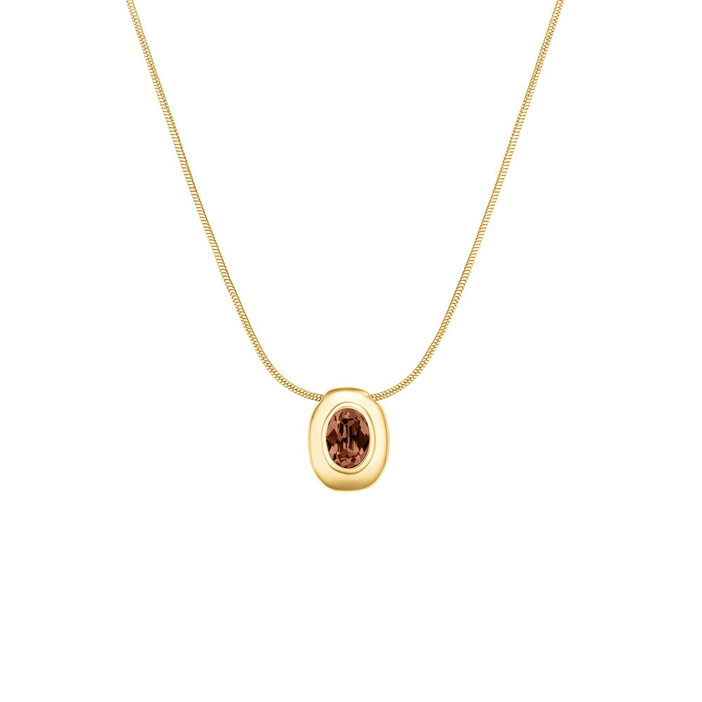Rosefield Halskette Molten Brown Gold
