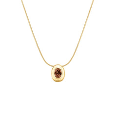 Rosefield Halskette Molten Brown Gold
