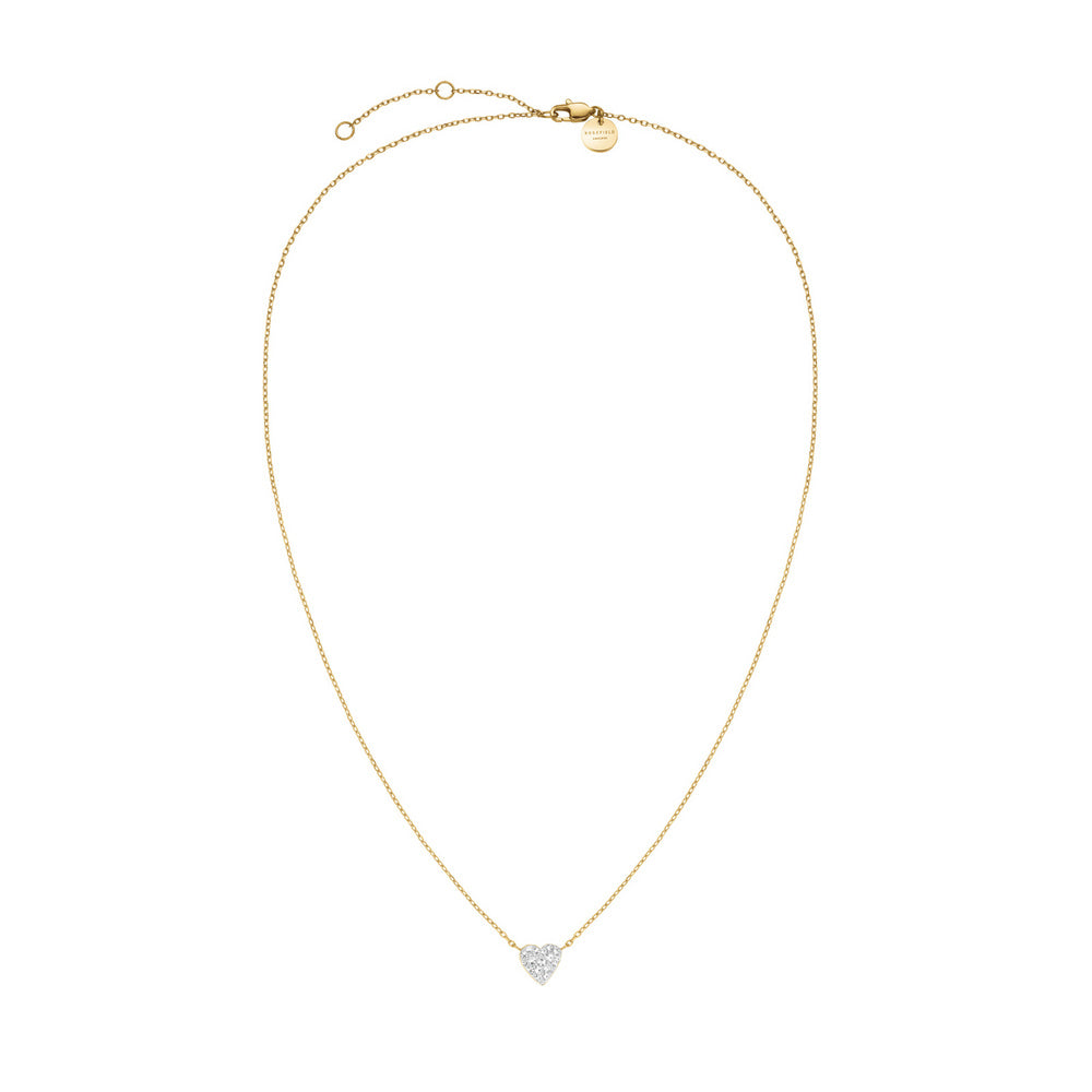Rosefield Halskette Pave Heart