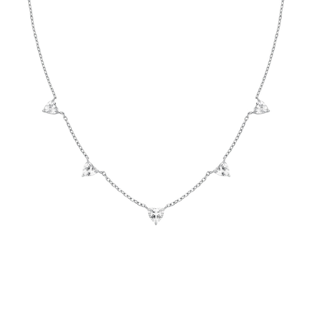 Rosefield Halskette Klassisch Silber