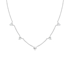 Rosefield Halskette Klassisch Silber