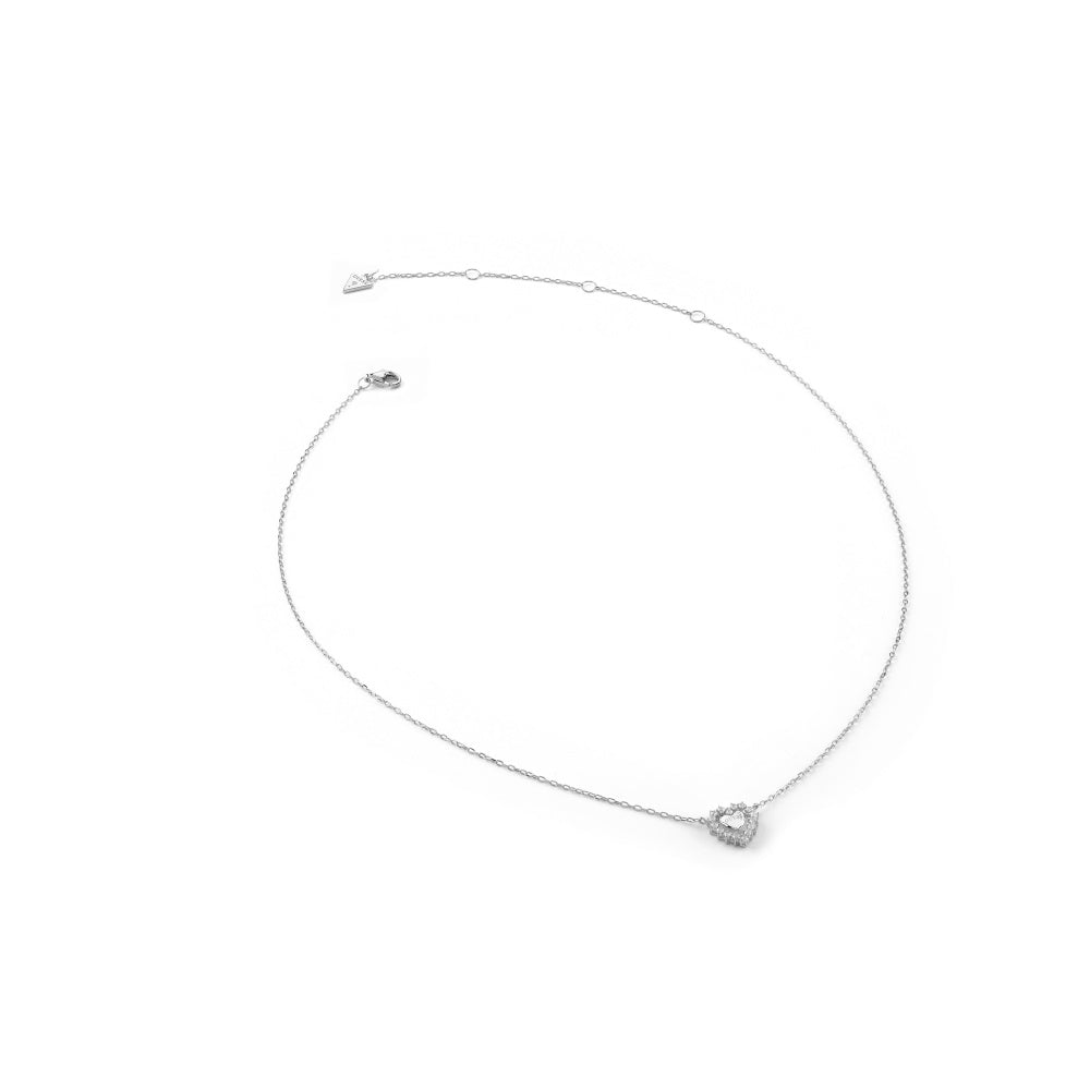 GUESS silver Halskette JARDIN aus 925 Silber