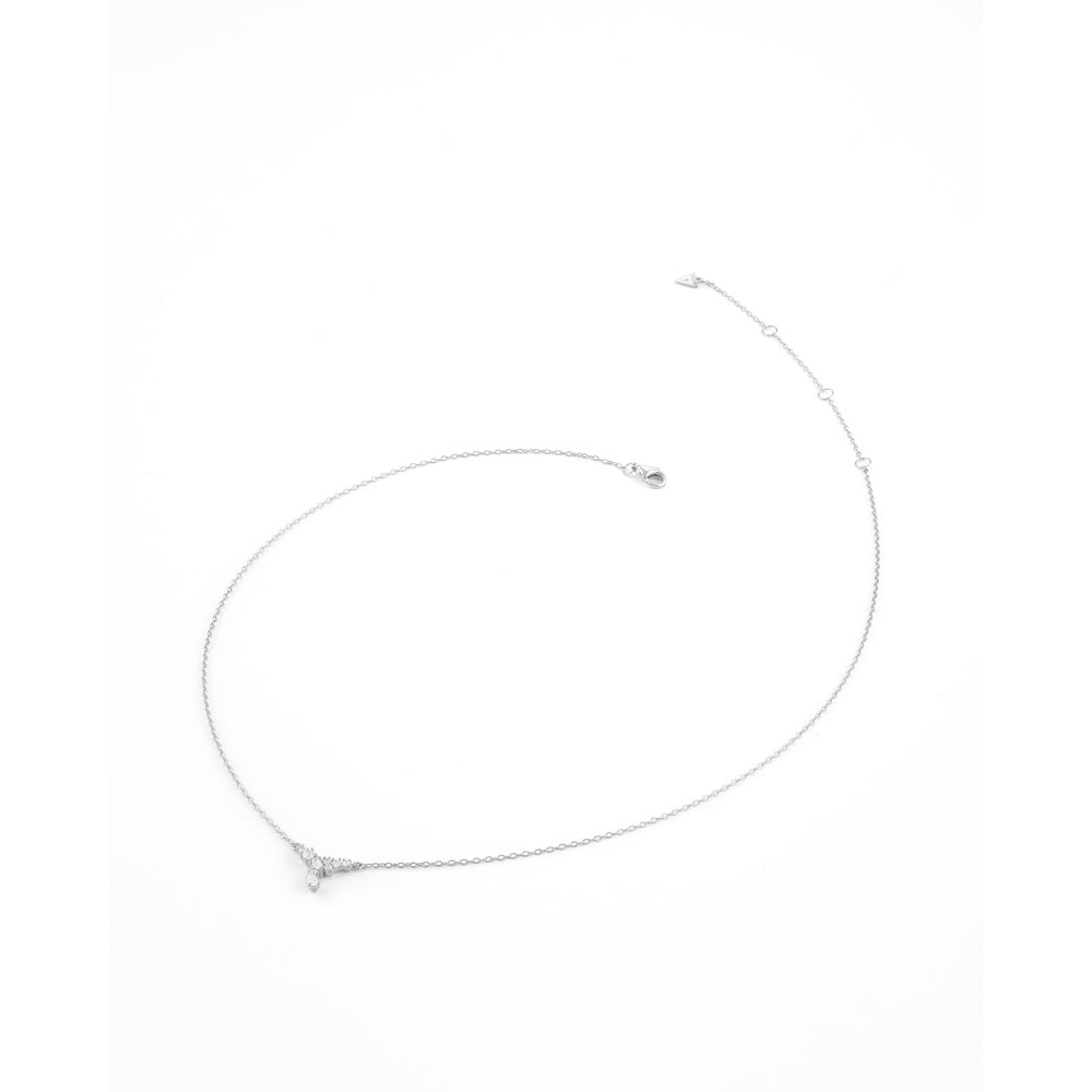 GUESS silver Halskette JARDIN aus 925 Silber