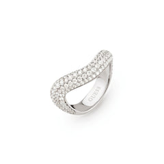 GUESS silver Damen Ring Double Wave 925 Silber