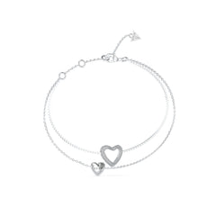 GUESS Damen Armband BELOVED Edelstahl