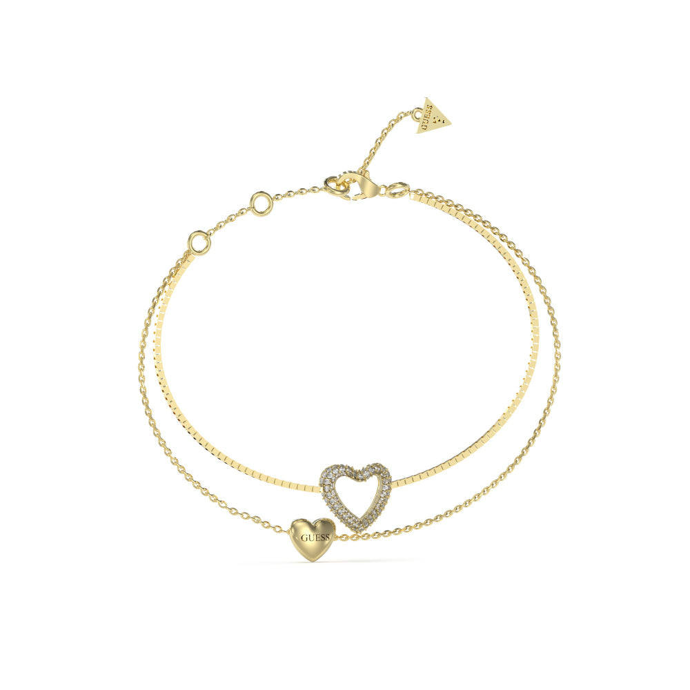 GUESS Damen Armband BELOVED Edelstahl