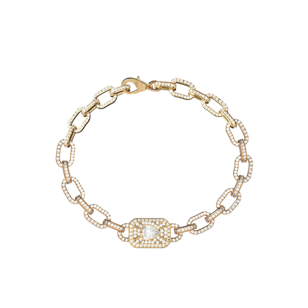 GUESS Armband CRYSTAL LOVE Gold