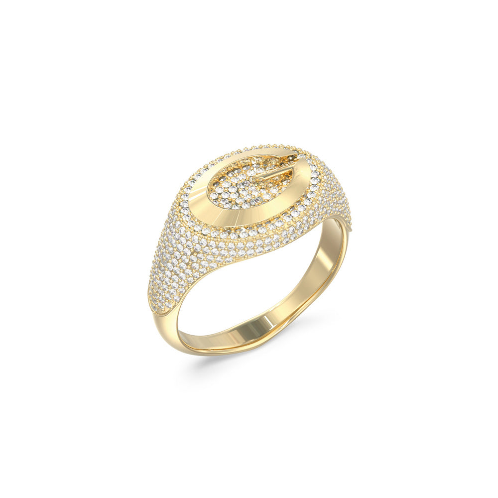 GUESS Damenring G CAMDEN aus Stahl Gold