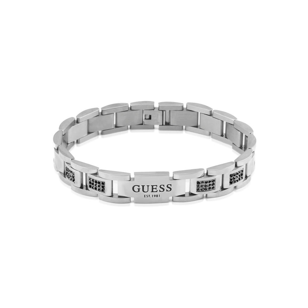 GUESS Herren Armband FRONTIERS aus Stahl