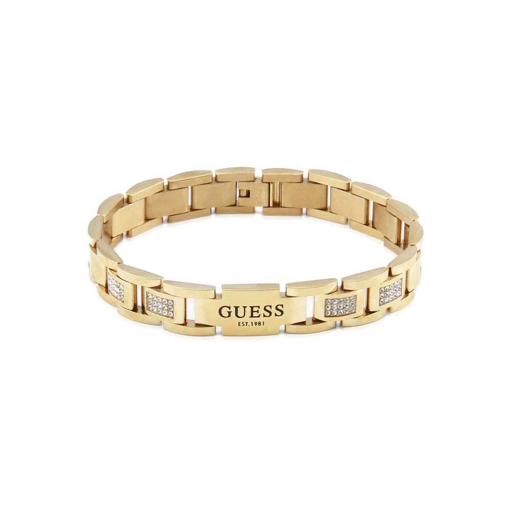 GUESS Herren Armband FRONTIERS aus Stahl