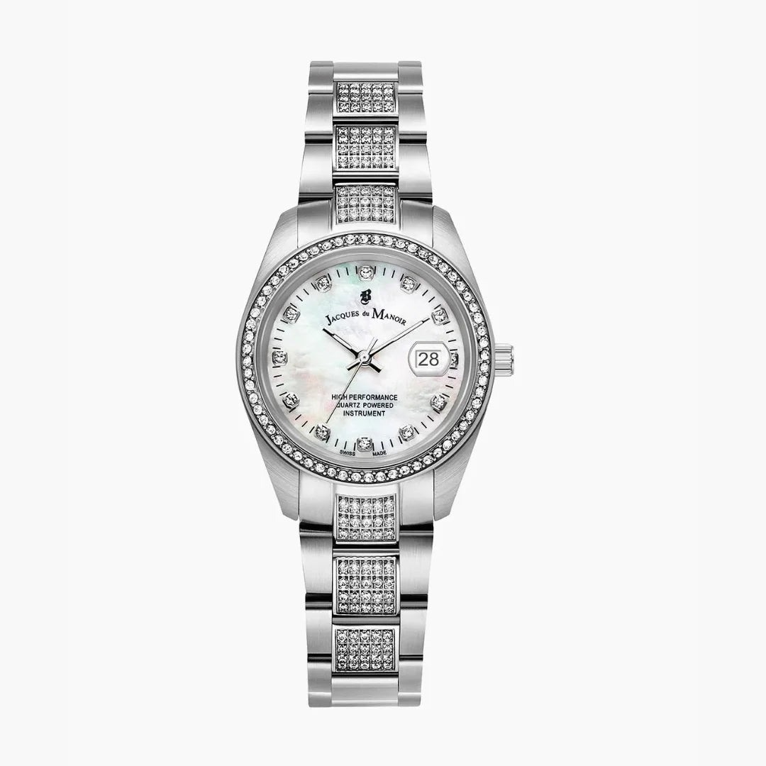 Jacques Du Manoir Inspiration Beauty 31 MM Quarz Damenuhr - JWL01501