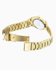 Jacques du Manoir Horizon Damenuhr Gold 25 mm - JWL05604