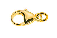 Karabiner Gelbgold 585, 9x5mm