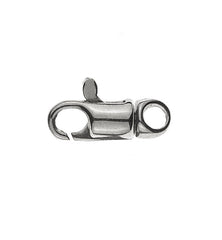 Karabiner Weissgold 750 drehbar rund 12x4mm