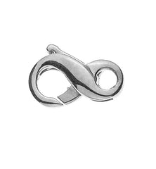 Karabiner Weissgold 750 8-er Form 13x7mm