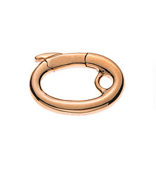 Karabiner Klick oval Rotgold 750