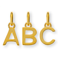 Anhänger Buchstabe Gelbgold 750 ca. 7x9mm