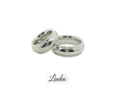 Partnerringe Silber 925 rhodiniert - LS-806/8