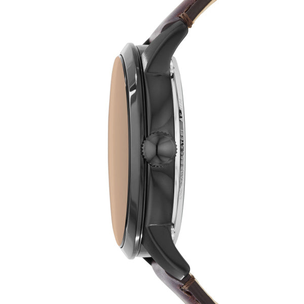 Fossil Townsman Automatik Skeleton 44MM Herrenuhr in Schwarz/Braun- ME3098