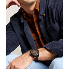 Fossil Townsman Automatik Skeleton 44MM Herrenuhr in Schwarz/Braun- ME3098