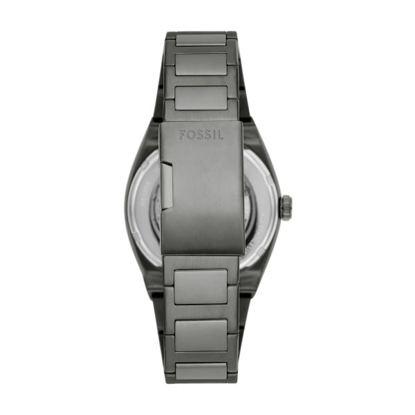 Fossil Everett Automatik Gunmetal 42 mm Herrenuhr aus Edelstahl - ME3206