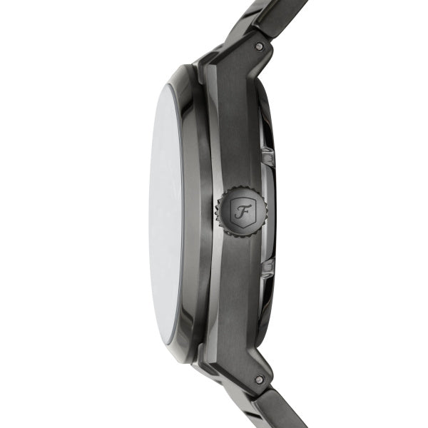 Fossil Everett Automatik Gunmetal 42 mm Herrenuhr aus Edelstahl - ME3206