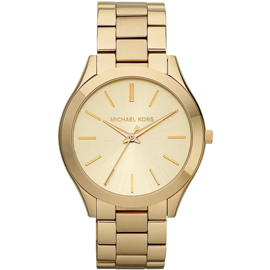 Michael Kors Slim Runway Damenuhr in Gold - MK3179