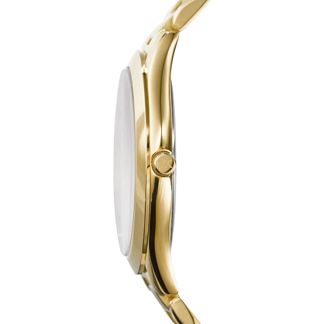 Michael Kors Slim Runway Quarz Damenuhr in Gold - MK3335