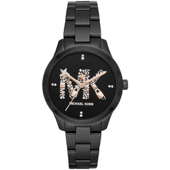 Michael Kors Runway Quarz Damenuhr in Schwarz - MK6683 - Kaufen