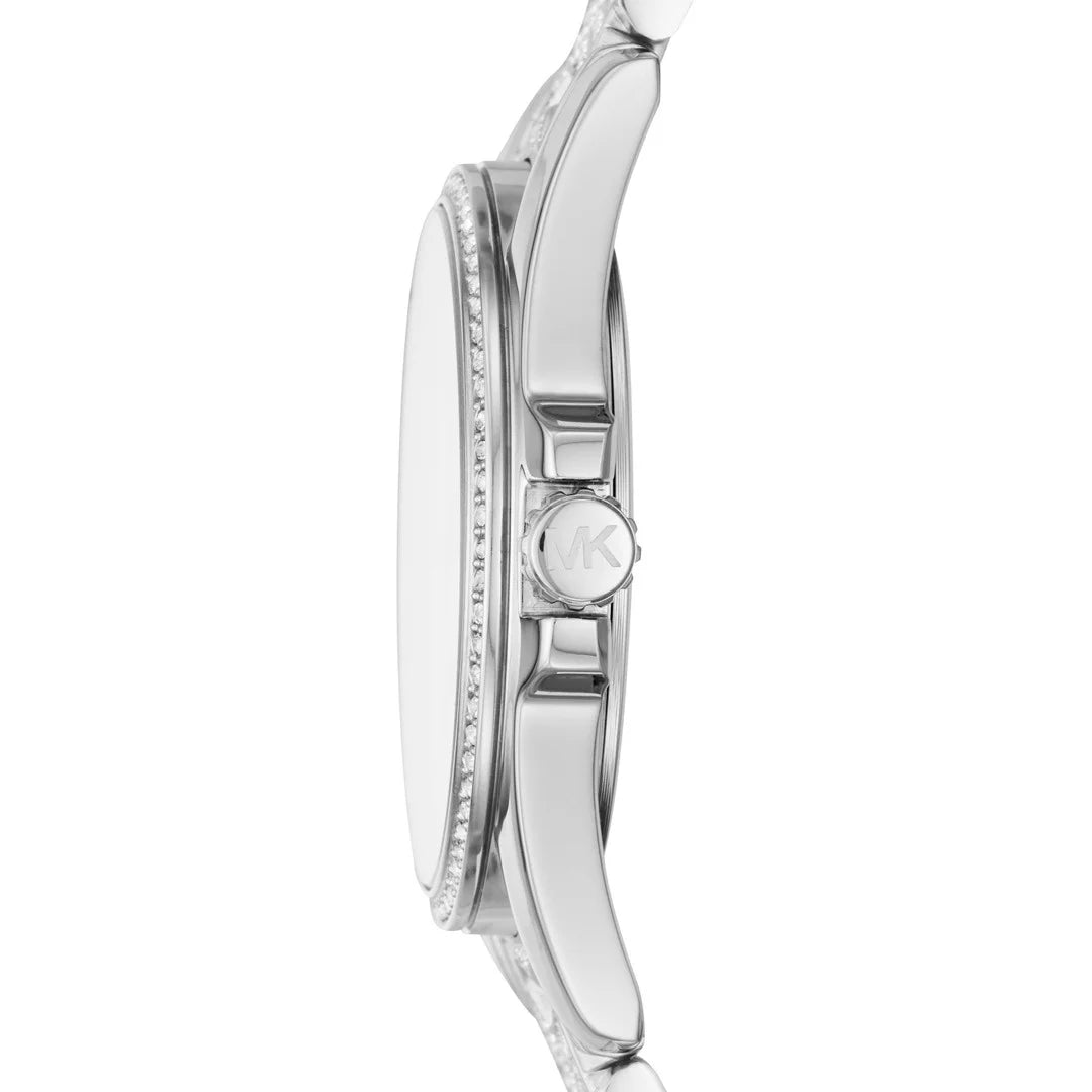 Michael Kors Whitney Silver Quarz Damenuhr in Silber - MK6687