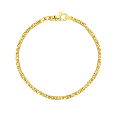 Massives Königsketten-Armband – 18K 750 Gelbgold- MZM040GG19