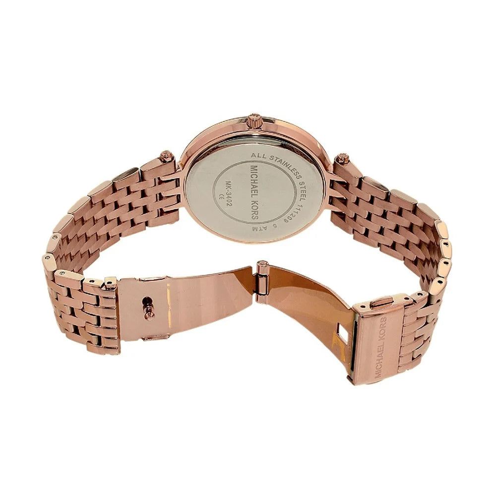 Michael Kors Damenuhr aus Rosé Edelstahlband - MK3402