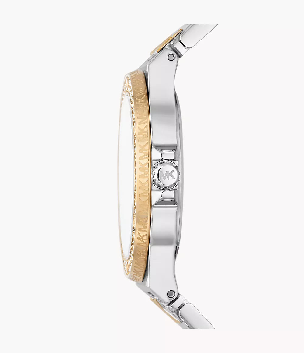 Michael Kors Lennox Three-Hand Two-Tone Stainless Steel Watch - MK7338