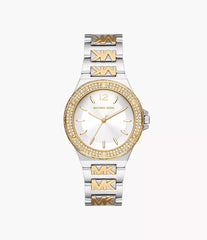 Michael Kors Lennox Three-Hand Two-Tone Stainless Steel Watch - MK7338