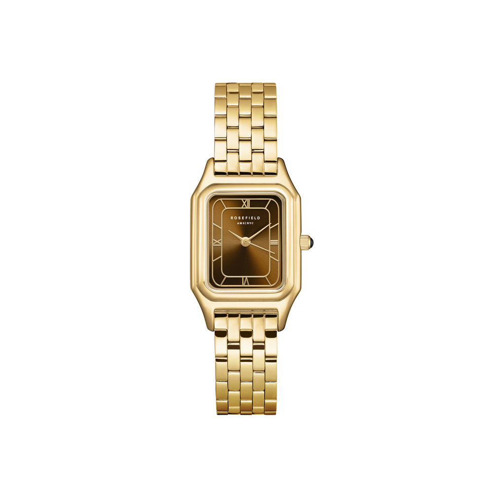 Rosefield Damenuhr Octelle Gold Braun