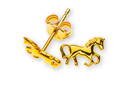 pferd-ohrstecker-18-karat-gelbgold-ogo1053