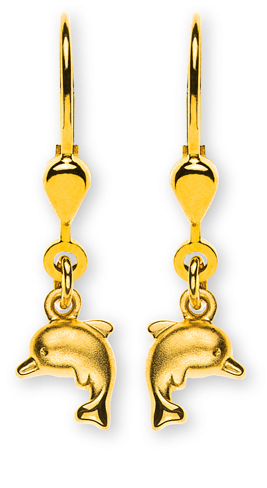 ohrh-nger-delfin-gesandelt-gelbgold-750-ogo1063