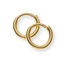 Creolen Gelbgold 750 Rund-Profil D: 8mm