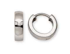 Creolen Weissgold U-Profil 750 Scharnier D 12.5mm B 3.5mm