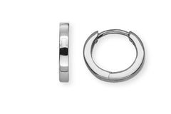 Creolen Weissgold 750 U-Profil 11.8mm