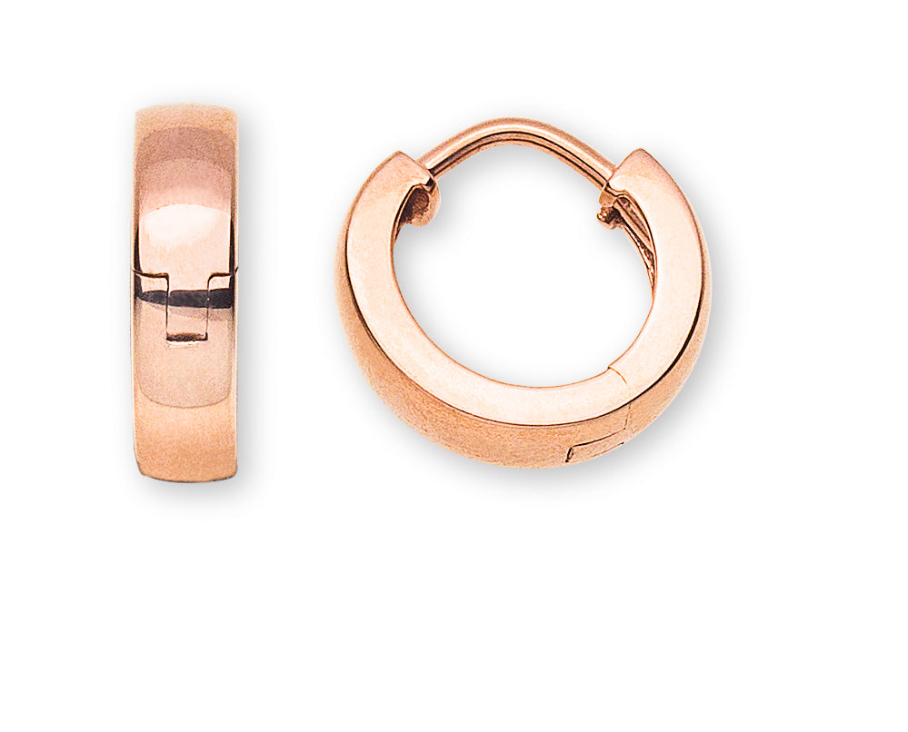 Creolen Rotgold 750 U-Profil