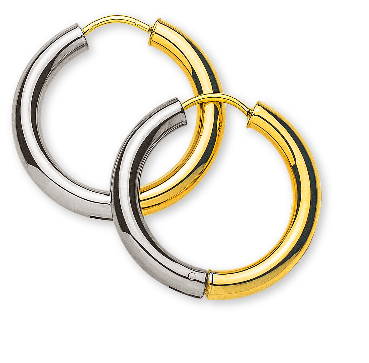 Creolen Bicolor 750 Runddraht 21mm 3mm