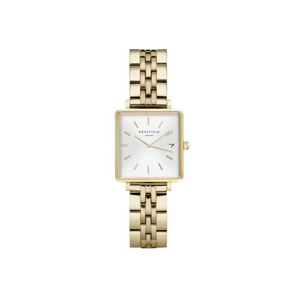 Rosefield Damenuhr The Mini Boxy Gold